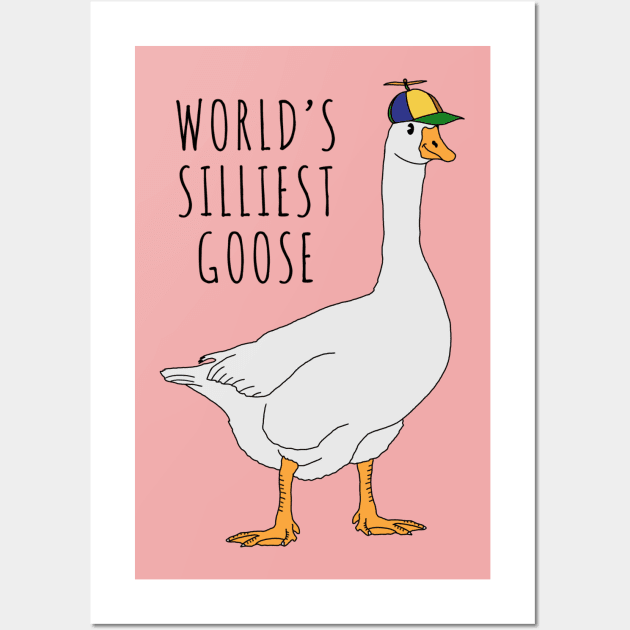 World’s Silliest Goose 1 Wall Art by Milasneeze